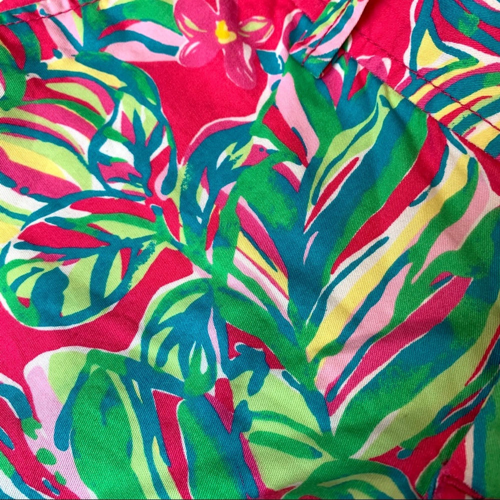 Lilly Pulitzer Callahan Shorts Jungle Tumble Palm - Picture 6 of 8